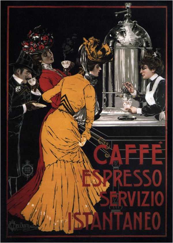 Caffe Espresso Servizio Istantaneo Print